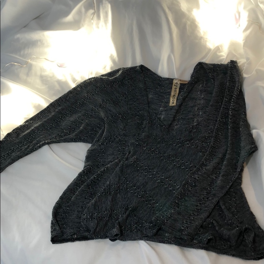See through sweatshirt